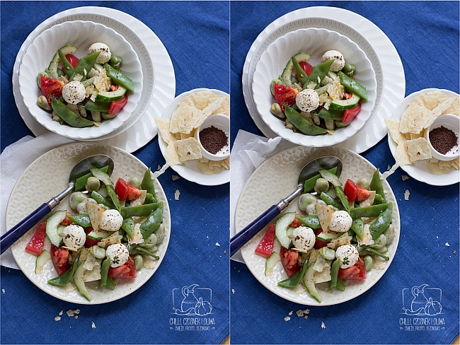 Kulisy fotografii kulinarnej - zdjęcie salatki / Chilli, Czosnek i Oliwa