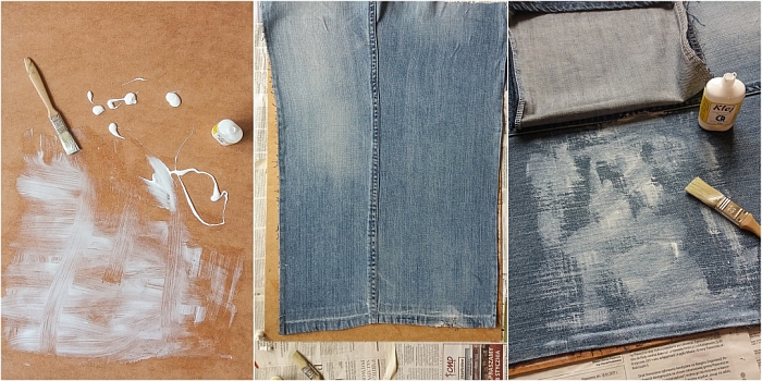DIY - Jak zrobić tło do fotografii kulinarnej ze starych jeansów (lub innej tkaniny)?