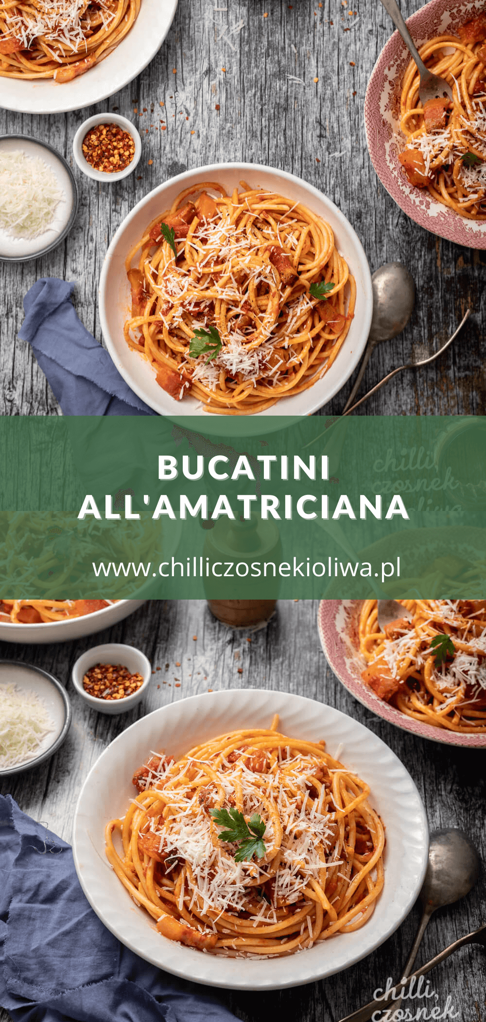 Bucatini all'Amatriciana - Pin it
